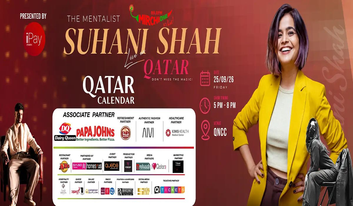 The Mentalist Suhani Shah Qatar 2026 Tickets – Only 10 Days Left | Q-Tickets